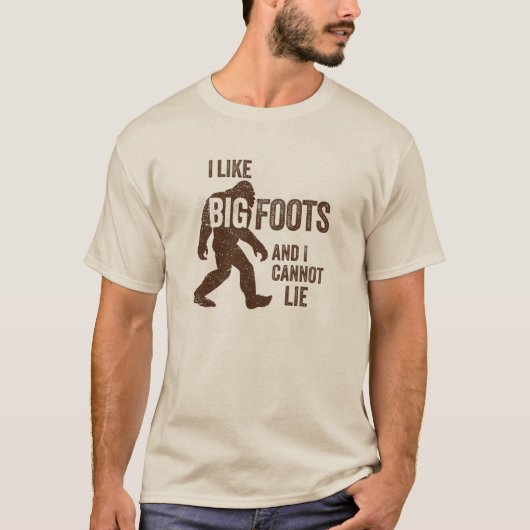 J'aime le T-shirt de BIGFOOTS (Devant)