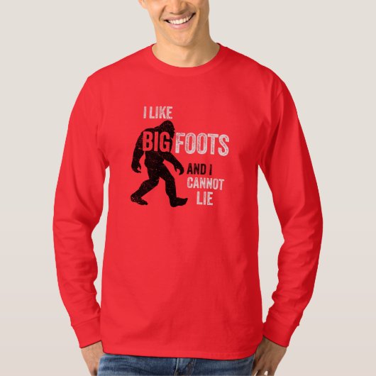 J'aime le T-shirt de BIGFOOTS (Devant)