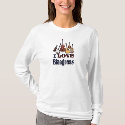 J'AIME LE T-SHIRT DE BLUEGRASS (Devant)