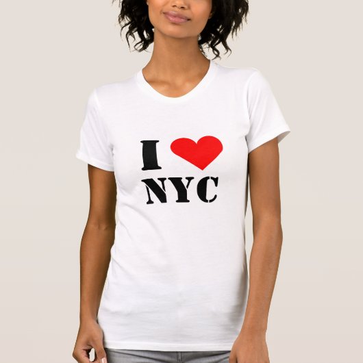 J'aime le T-shirt de coeur de NYC (Devant)