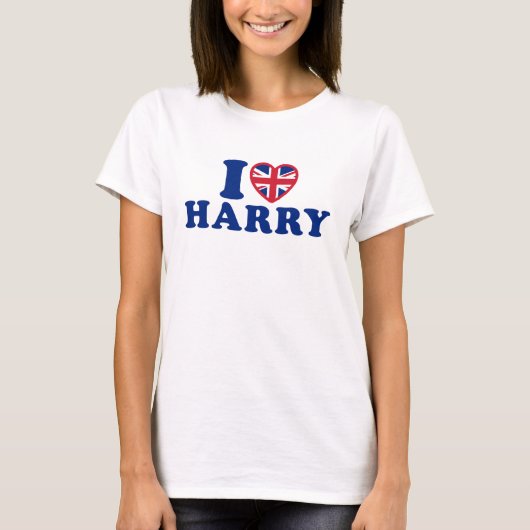 J'aime le T-shirt de dames de Harry (Devant)