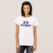 J'aime le T-shirt de dames de Harry (Devant entier)