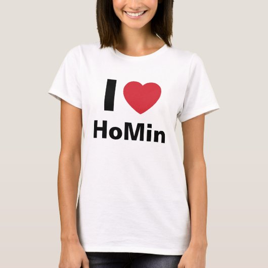 J'aime le T-shirt de DBSK HoMin (Devant)