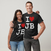 J'aime le T-shirt de JB (noir) (Unisexe)