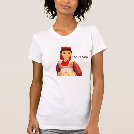 J'aime le T-shirt de la Corée (Devant)
