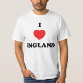 J'AIME le T-shirt de l'Angleterre (Devant)