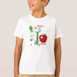 J'aime le T-shirt de l'enfant d'école