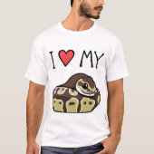 J'aime le T-shirt de mes de boule hommes drôles (Devant)