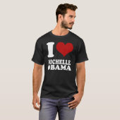 J'aime le T-shirt de Michelle Obama (nettoyez le (Devant entier)
