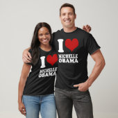 J'aime le T-shirt de Michelle Obama (nettoyez le (Unisexe)