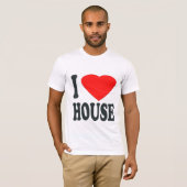 J'AIME LE T-SHIRT de MUSIQUE de MAISON (le (Devant entier)