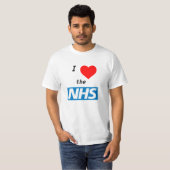 J'aime le T-shirt de NHS (Devant entier)