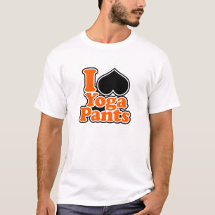 J'aime le T-shirt de pantalon de yoga