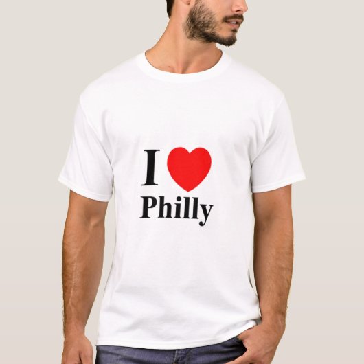 J'AIME LE T-SHIRT DE PHILLY (Devant)