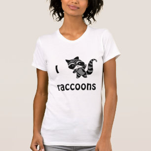 J'aime le T-shirt de raton laveur