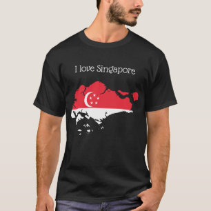 J'aime le T-Shirt de Singapour