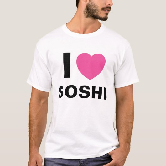 J'aime le T-shirt de Soshi (Devant)