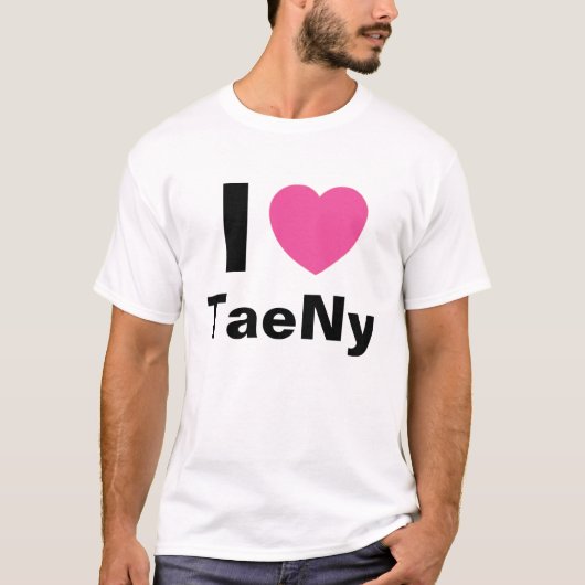 J'aime le T-shirt de TaeNy (Devant)