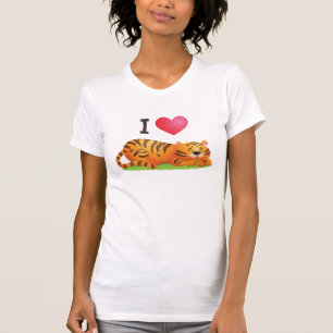 J'aime le T-shirt de tigre