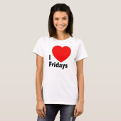 J'aime le T-shirt de vendredi (Devant entier)
