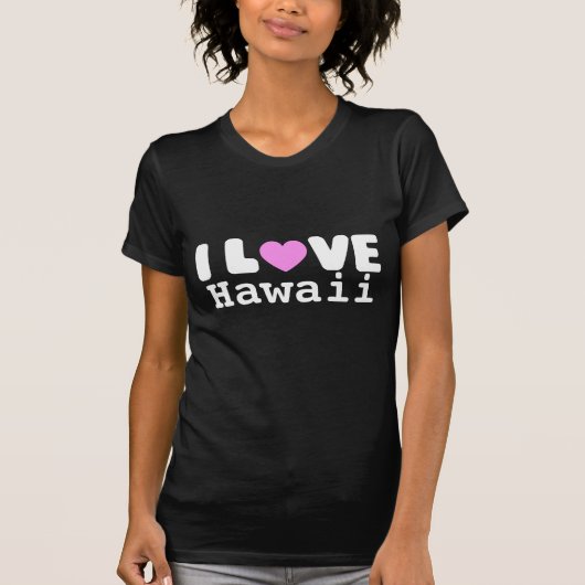 J'aime le T-shirt d'Hawaï | (Devant)