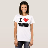 J'aime le T-shirt d'Hawaï - femmes (Devant entier)