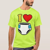 J'AIME LE T-shirt DIAPERS (Devant)