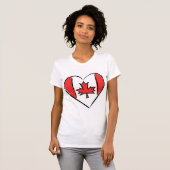 J'aime le T-shirt du Canada (Devant entier)