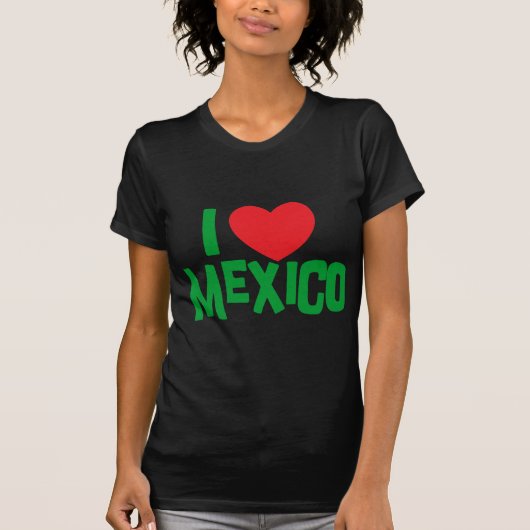 J'aime le T-shirt du Mexique (Devant)