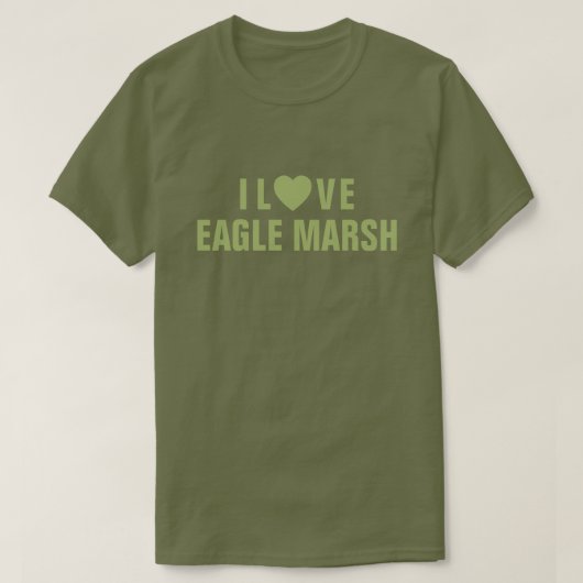 J'aime le t-shirt Eagle Marsh™ (Design devant)