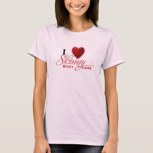 J'aime le T-shirt maigre (Devant)