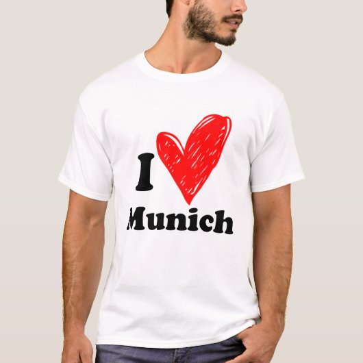 J'aime le T-shirt Munich (Devant)