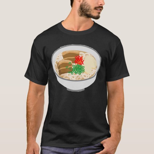 J'aime le T-Shirt soba (cuisine japonaise/okinawa) (Devant)