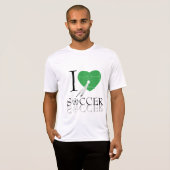 J'Aime Le T-shirt Soccer (Devant entier)
