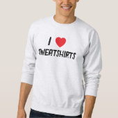 J'aime le T-shirt Sweatshirt (Devant)