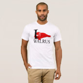 J'aime le T-shirts de morse (Devant entier)
