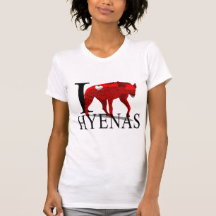 J'aime le T-shirts d'hyènes