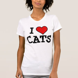 J'AIME le T-shirts et les sweatshirts de CHATS