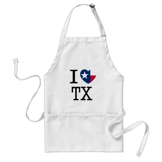J'aime le tablier du Texas (Devant)