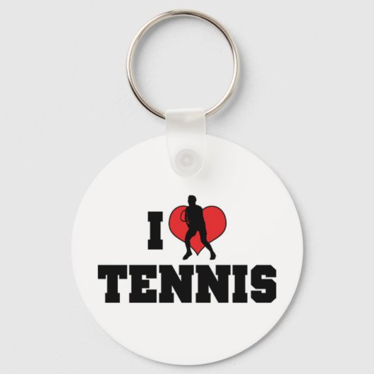 J'aime le Tennis Porte-clés (Recto)