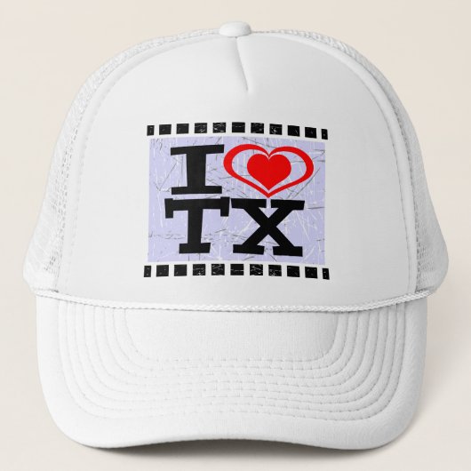 J'aime le Texas    - Casquette (Devant)