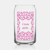 J'aime le verre rose (Recto)