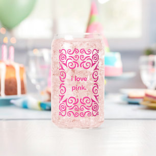 J'aime le verre rose