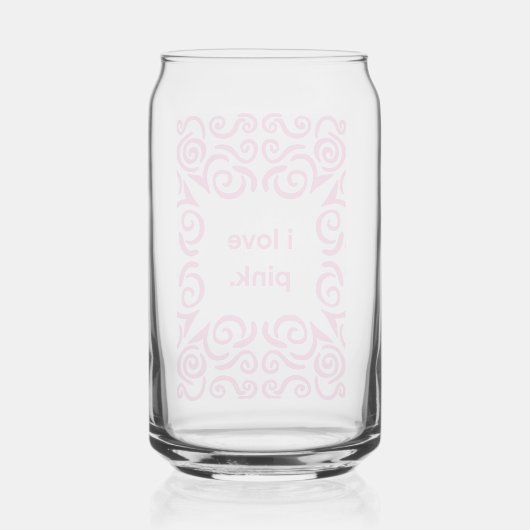 J'aime le verre rose (Verso)