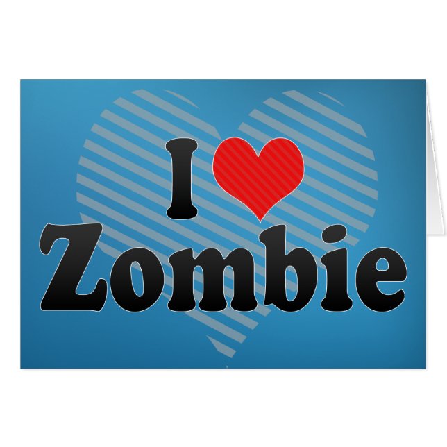 J'aime le zombi (Devant horizontal)