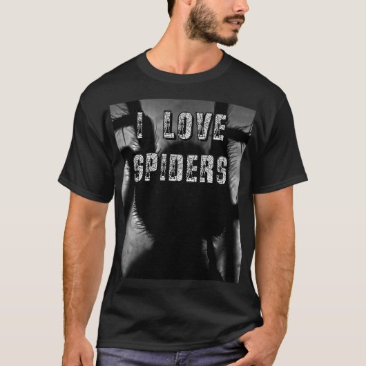 J'aime les araignées T-Shirt (Devant)