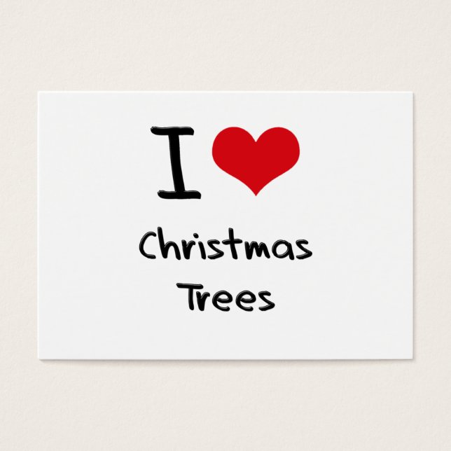 J'aime les arbres de Noël (Devant)