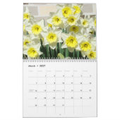 J'aime les calendriers de jonquilles Nature Printe (Mar 2027)