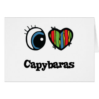 J'aime (♥) les Capybaras