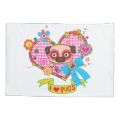 J'Aime Les Carlins ! Housses d'oreillers (Dos-gauche)